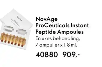 Oriflame NovAge ProCeuticals Instant Peptide Ampoules tilbud