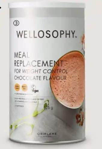 Oriflame Wellosophy Meal Replacement for Weight Control Chocolate Flavour tilbud