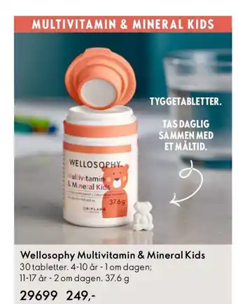 Oriflame Wellosophy Multivitamin & Mineral Kids tilbud