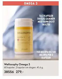Oriflame Wellosophy Omega 3 tilbud