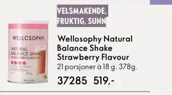Oriflame Wellosophy Natural Balance Shake Strawberry Flavour tilbud