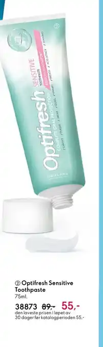 Oriflame Optifresh Sensitive Toothpaste tilbud