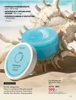 Oriflame Sun 360 After Sun Jelly Body + Face tilbud