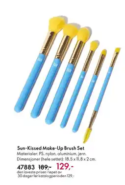 Sun-Kissed Make-Up Brush Set