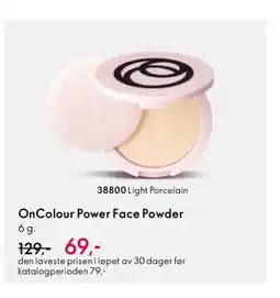 Oriflame On Colour Power Face Powder tilbud