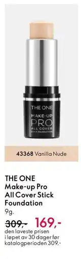Oriflame THE ONE Make-up Pro All Cover Stick Foundation tilbud
