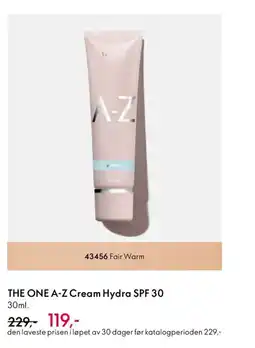 Oriflame THE ONE A-Z Cream Hydra SPF 30 tilbud