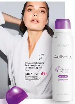Oriflame Activelle Extreme Anti-perspirant Deodorant Spray tilbud