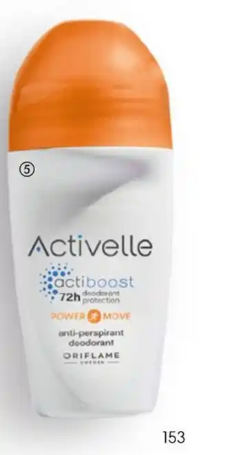 Oriflame Activelle Power Move Anti-perspirant Deodorant tilbud