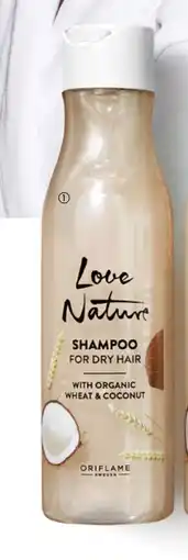 Oriflame Love Nature Shampoo For Dry Hair with Organic Wheat & Coconut tilbud