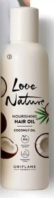 Oriflame Love Nature Nourishing Hair Oil Coconut Oil tilbud