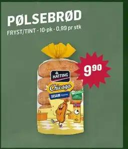 Holdbart PØLSEBRØD, NOK 9.9 tilbud