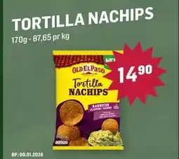 Holdbart TORTILLA NACHIPS, NOK 14.9 tilbud