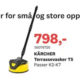Bygger'n KÄRCHER Terrassevasker T5, NOK 798 tilbud