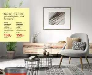Bygger'n FORESTIA Walls2paint, NOK 159 tilbud
