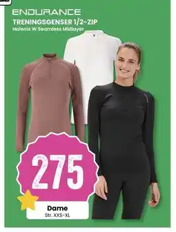 Sport Outlet TRENINGSGENSER 1/2-ZIP, NOK 275 tilbud