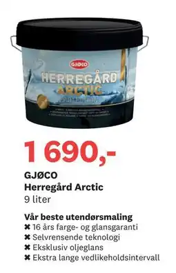 Bygger'n GJØCO Herregård Arctic, NOK 1690 tilbud