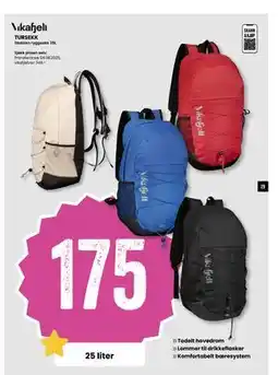 Sport Outlet TURSEKK, NOK 175 tilbud