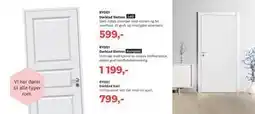 Bygger'n BYGG1 Dørblad Kari, NOK 599 tilbud