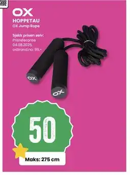 Sport Outlet HOPPETAU, NOK 50 tilbud