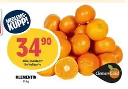 Coop Extra KLEMENTIN, Medlemspris tilbud