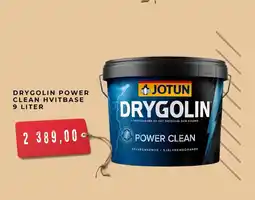 Montér JOTUN Drygolin power clean hvitbase tilbud