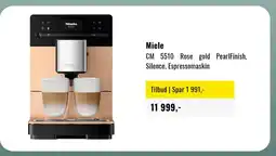 Skousen Miele CM 5510 Rose gold PearlFinish, Silence, Espressomaskin tilbud