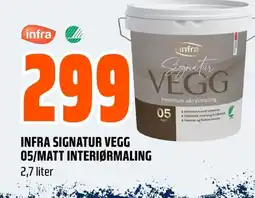 Coop Obs INFRA SIGNATUR VEGG 05/MATT INTERIØRMALING tilbud