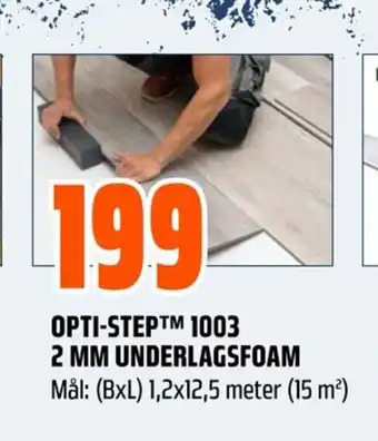 Coop Obs OPTI-STEP™ 1003 2 MM UNDERLAGSFOAM tilbud