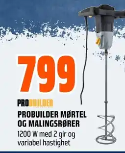 Coop Obs PROBUILDER MØRTEL OG MALINGSRØRER tilbud