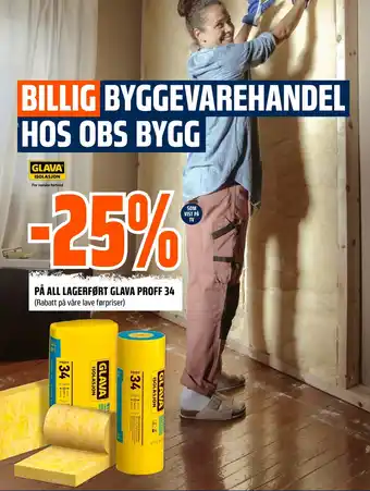 Coop Obs PÅ ALL LAGERFØRT GLAVA PROFF 34 tilbud