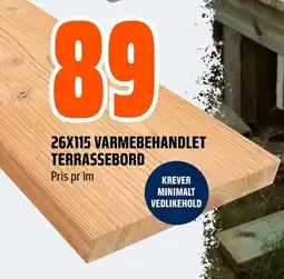 Coop Obs 26X115 VARMEBEHANDLET TERRASSEBORD tilbud
