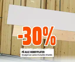 Coop Obs PÅ ALLE HOBBYPLATER Utvalget kan variere fra butikk til butikk tilbud