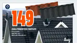 Coop Obs ISOLA POWERTEKK TAKPLATE tilbud
