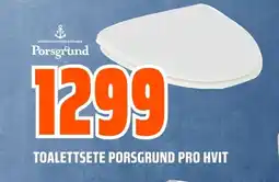 Coop Obs TOALETTSETE PORSGRUND PRO HVIT tilbud