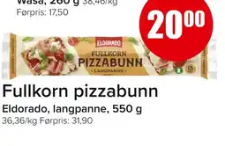 Eurospar Fullkorn Pizzabunn tilbud