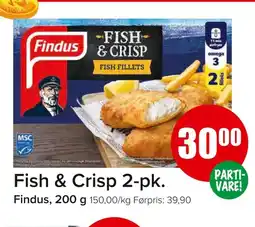 Eurospar Fish & Crisp 2-pk tilbud