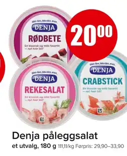 Eurospar Denja påleggsalat tilbud