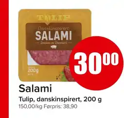 Eurospar Salami tilbud