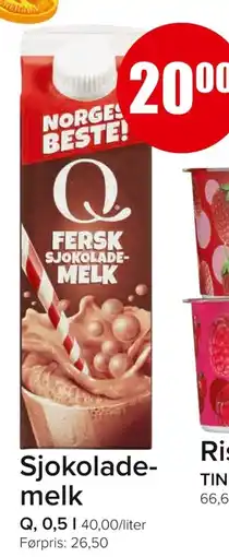 Eurospar Sjokolade- melk tilbud