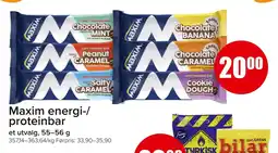Eurospar Maxim energi-/ proteinbar tilbud