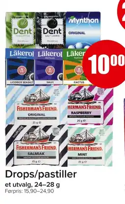 Eurospar Drops/pastiller tilbud