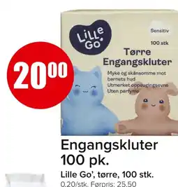 Eurospar Engangskluter 100 pk. tilbud