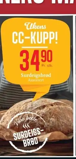CC Mat Surdeigsbrød Assortert tilbud