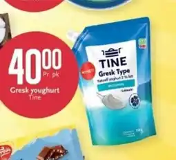 CC Mat Gresk youghurt Tine tilbud