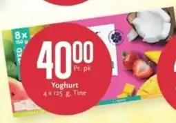 CC Mat Yoghurt, Tine tilbud