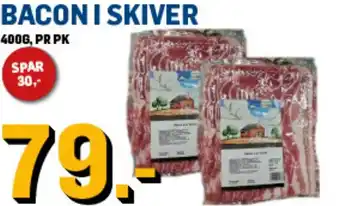 Price Lagerbutikk Bacon i skiver tilbud