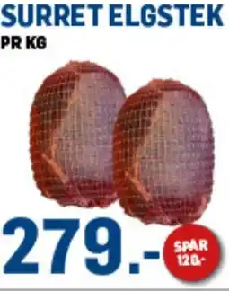 Price Lagerbutikk Surret elgstek tilbud