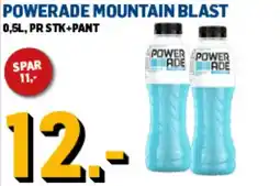Price Lagerbutikk POWERADE Mountain blast tilbud