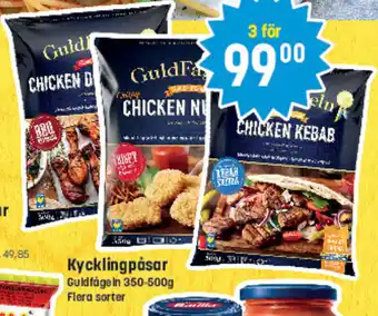 Eurocash GULDFÅGELN Kycklingpåsar tilbud